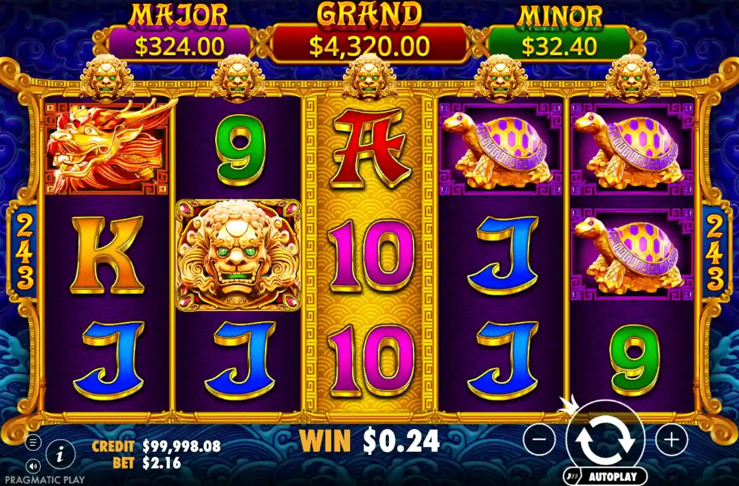 5 Lions Gold machine à sous chinoise avec jackpots