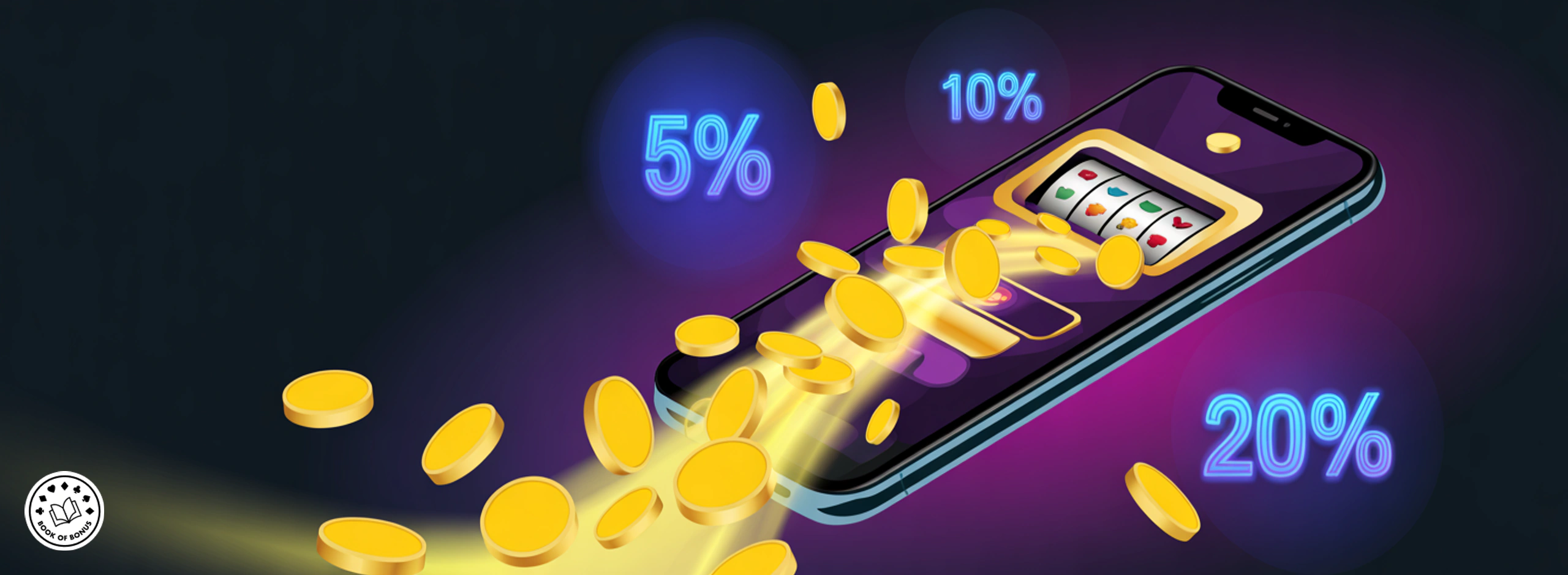 Les taux de cashback pratiqués par les casinos en ligne : 5 %, 10 % et 20 % selon les offres et les paliers VIP