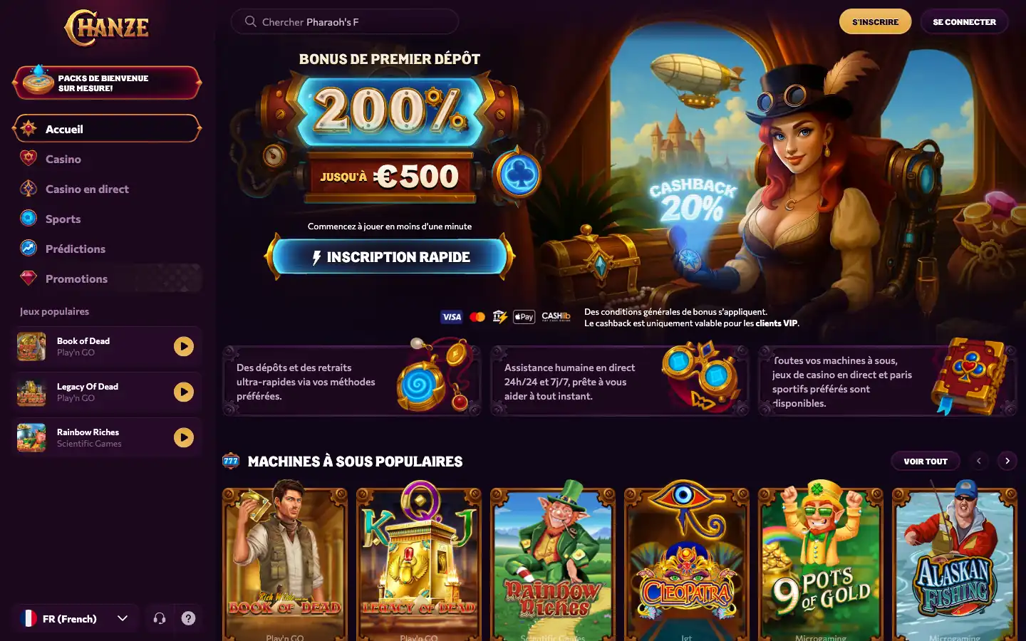Page d’accueil