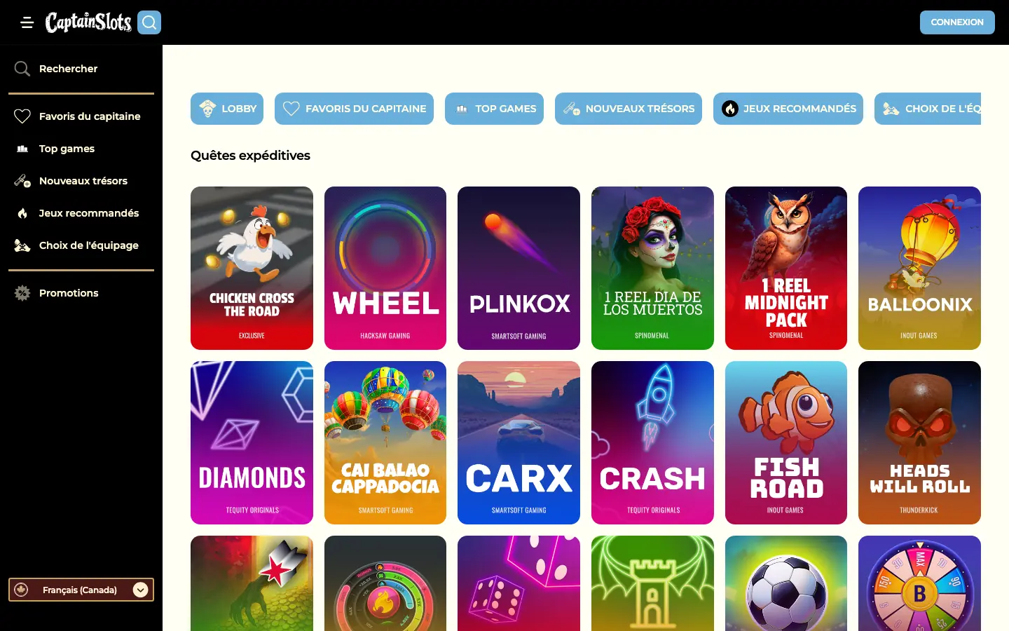 Les Quêtes expéditives : mini-jeux et crash games