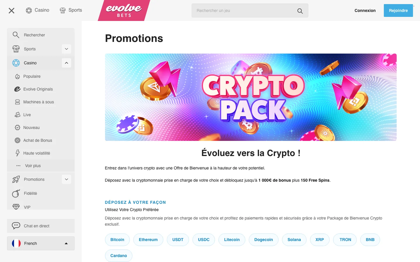 Le pack de bienvenue crypto