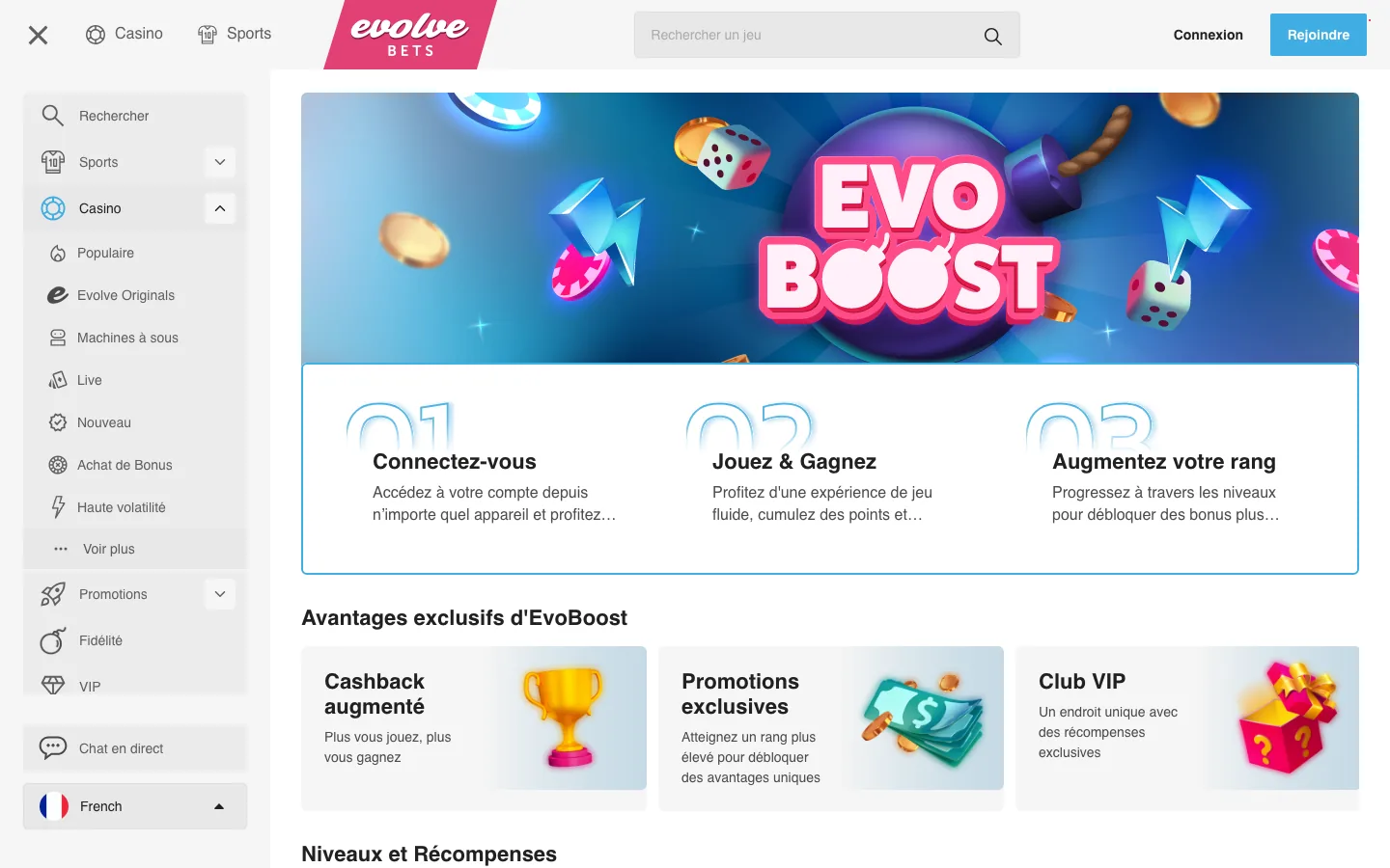 Le programme de fidélité et le Club VIP