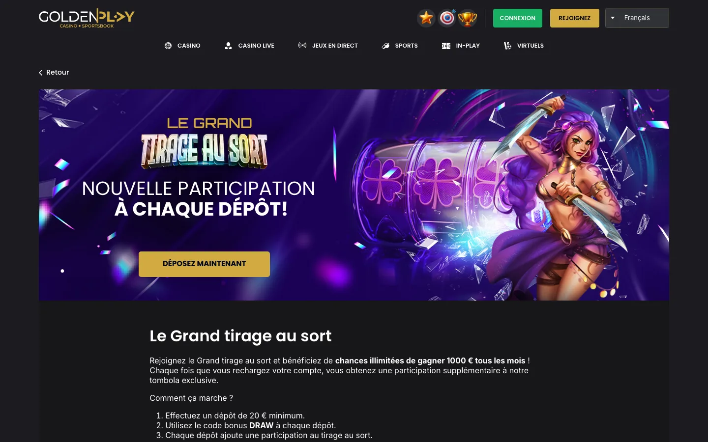 Grand tirage au sort
