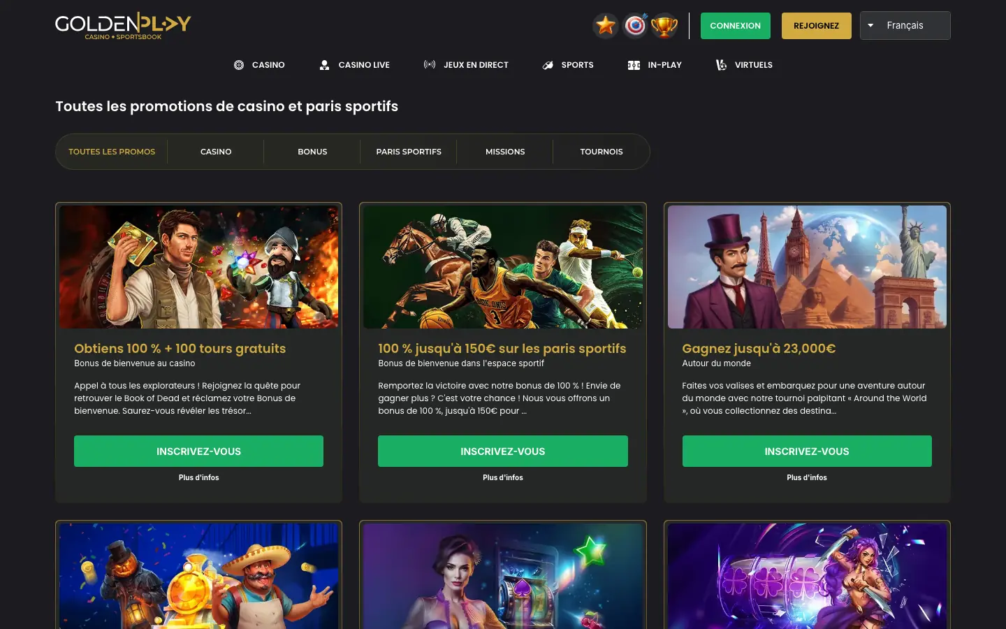 Toutes les promotions