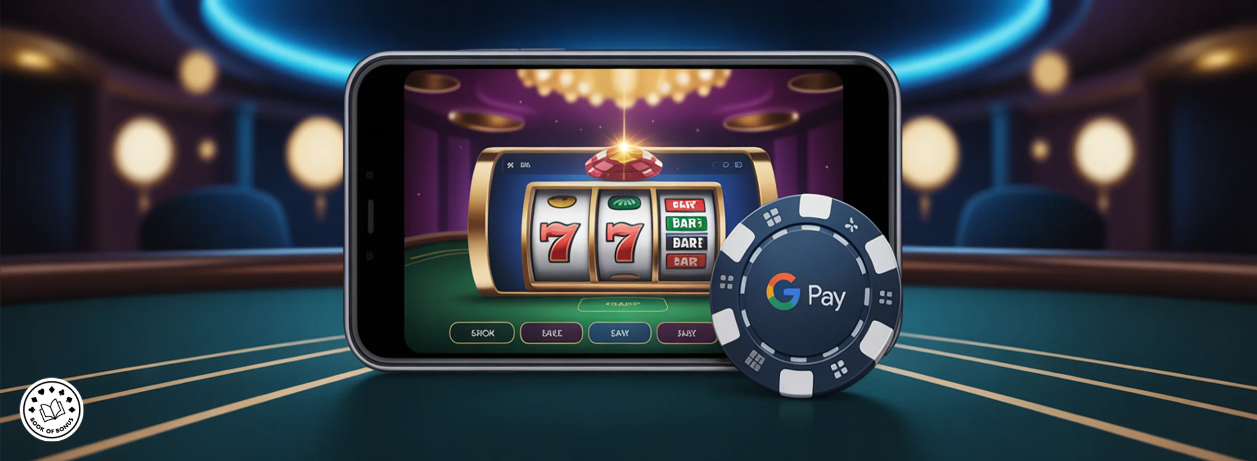 Dépôt par Google Pay sur un casino en ligne depuis un smartphone