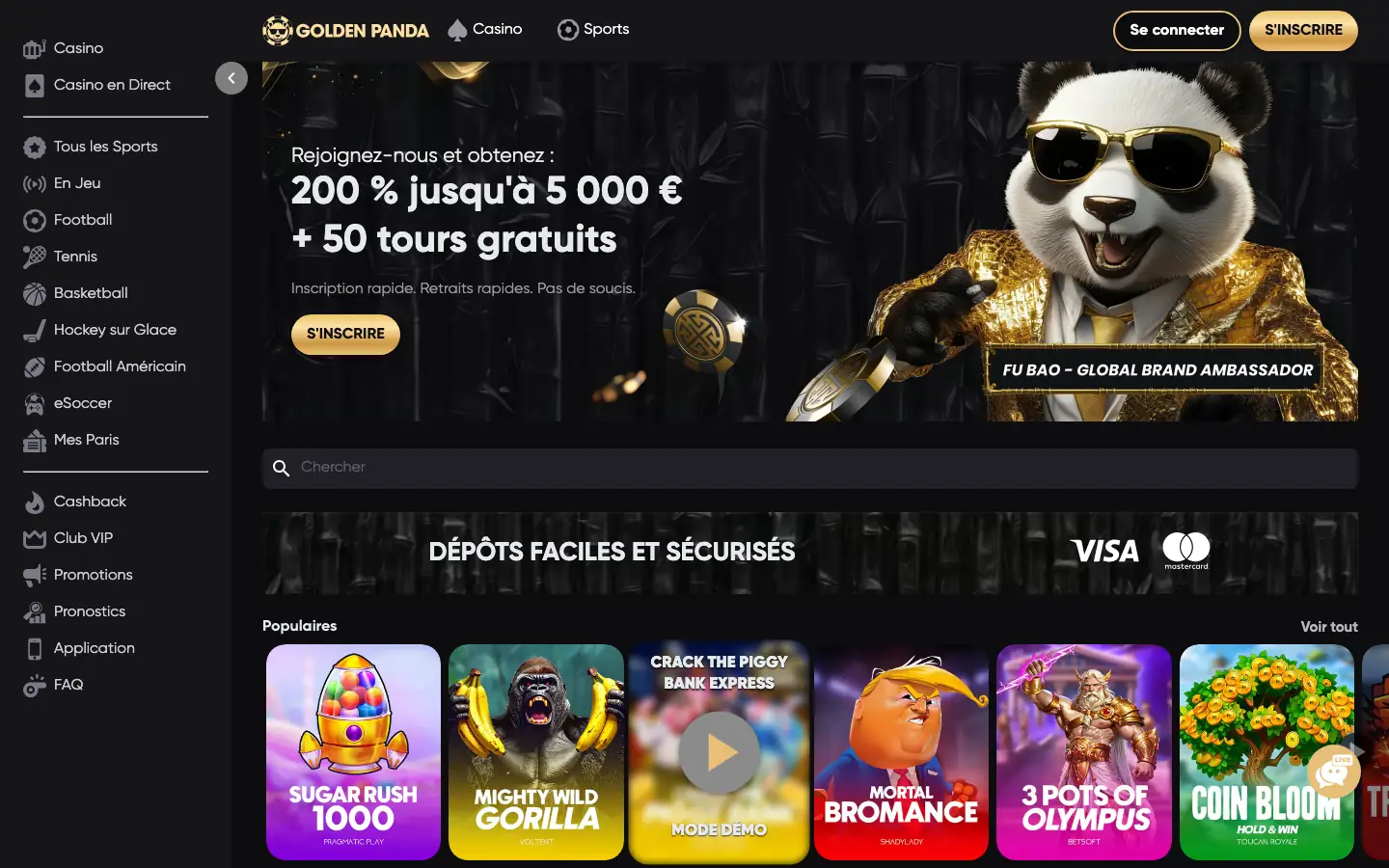 Page d'accueil