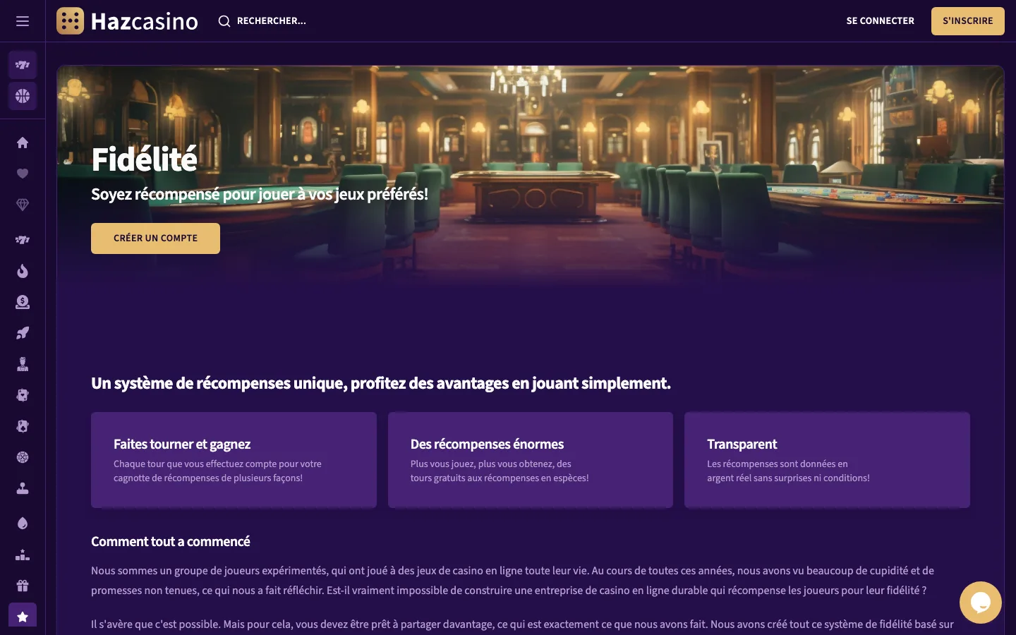 Le programme de fidélité