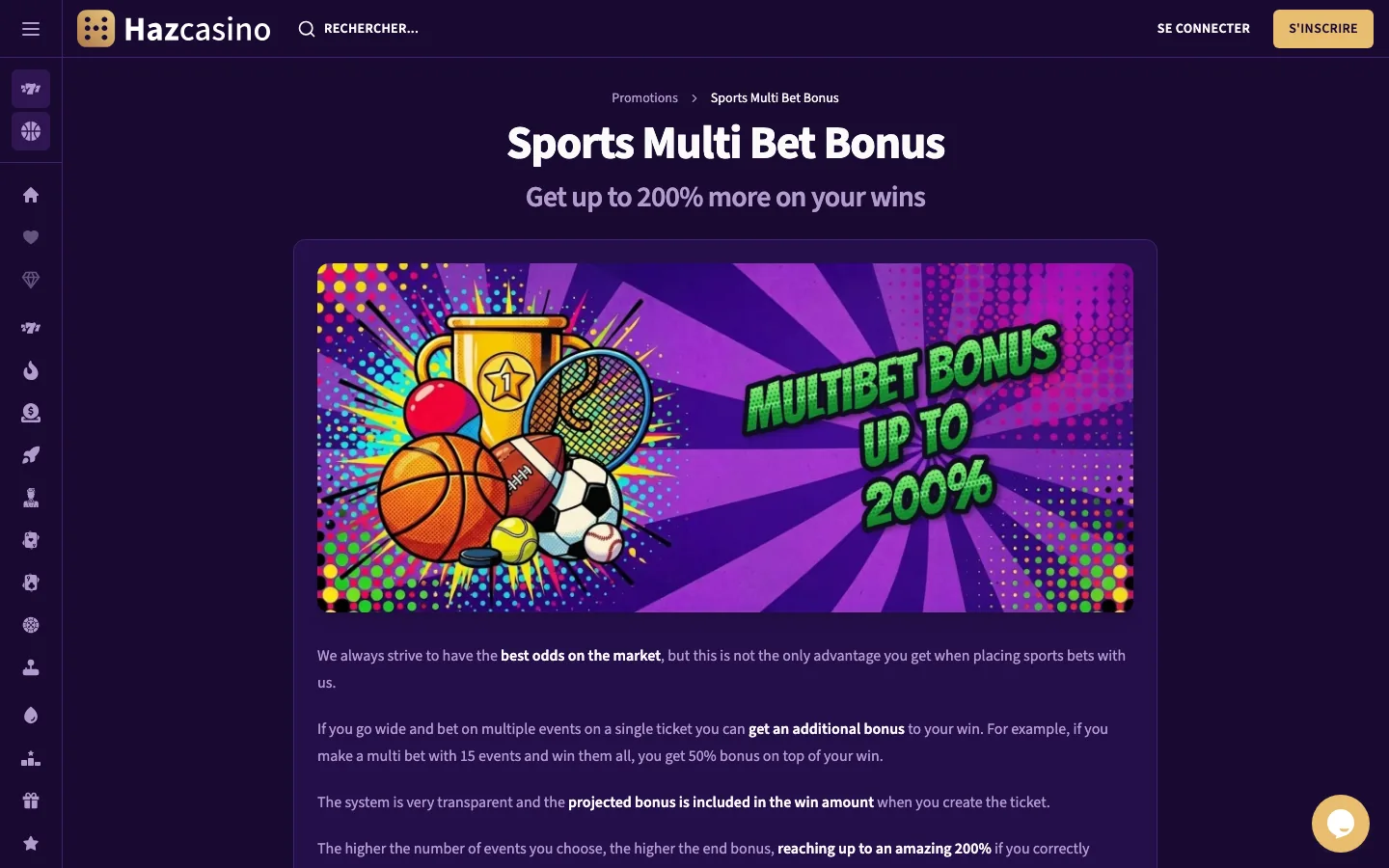 Le bonus de combiné sportif