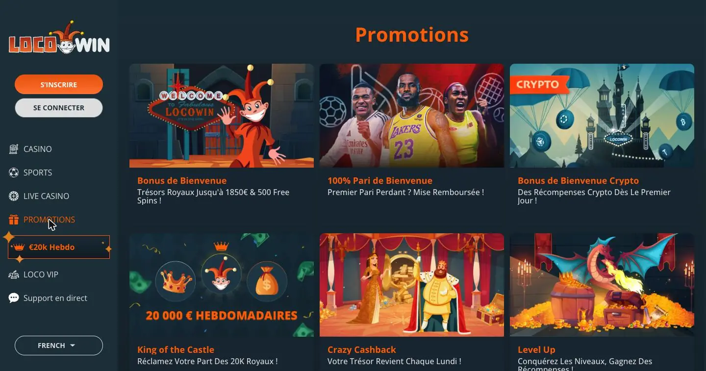Les huit promotions