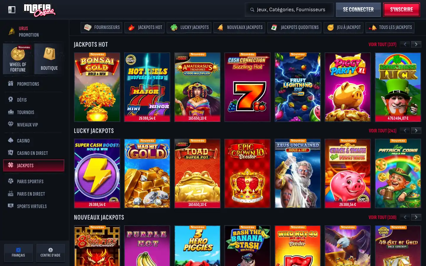 Jackpots