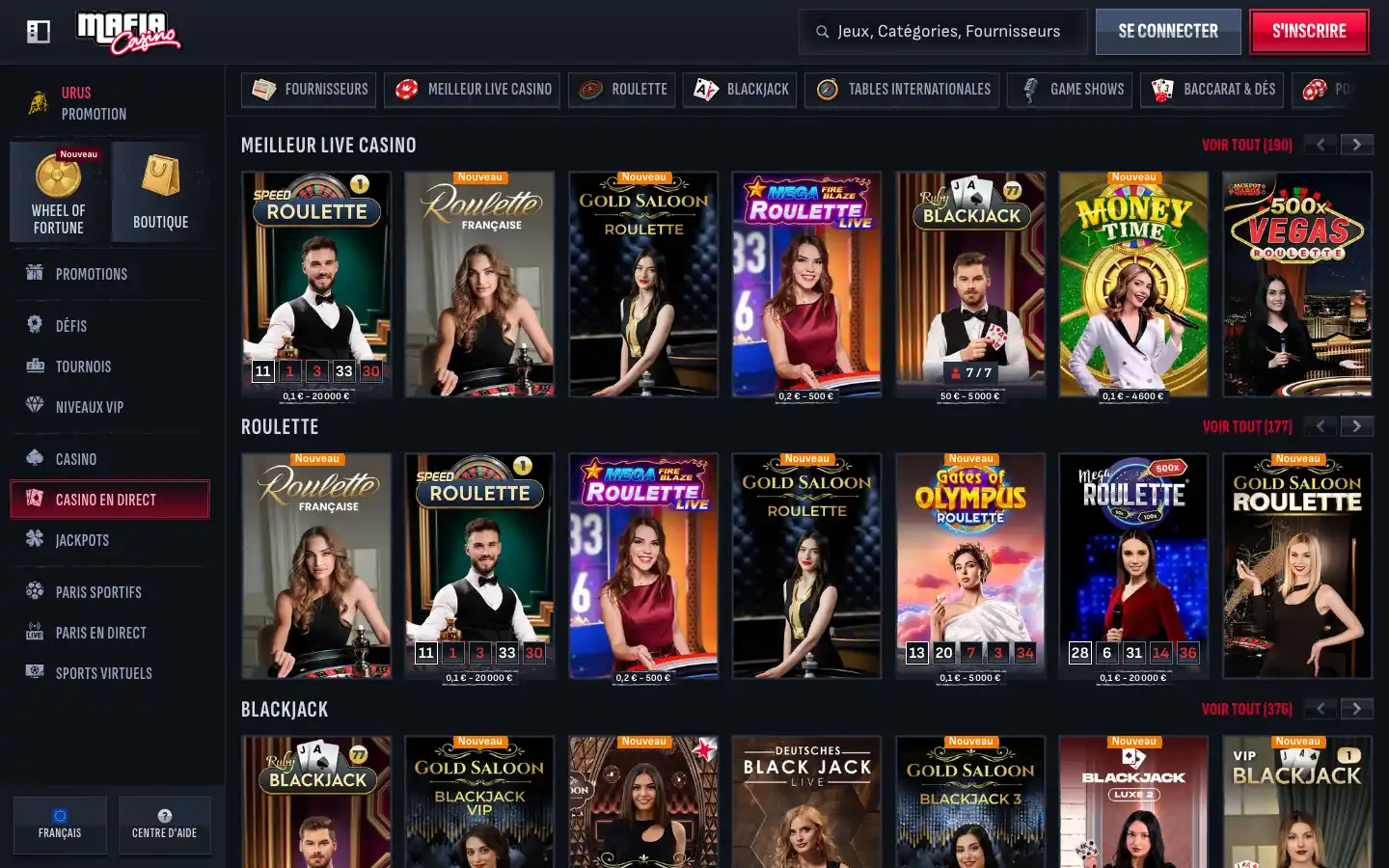 Casino en direct