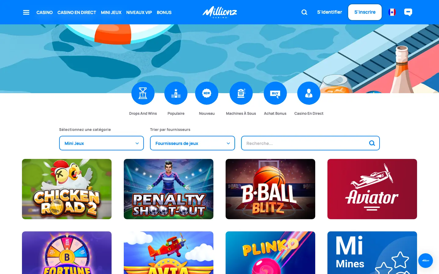 Mini-jeux et crash games