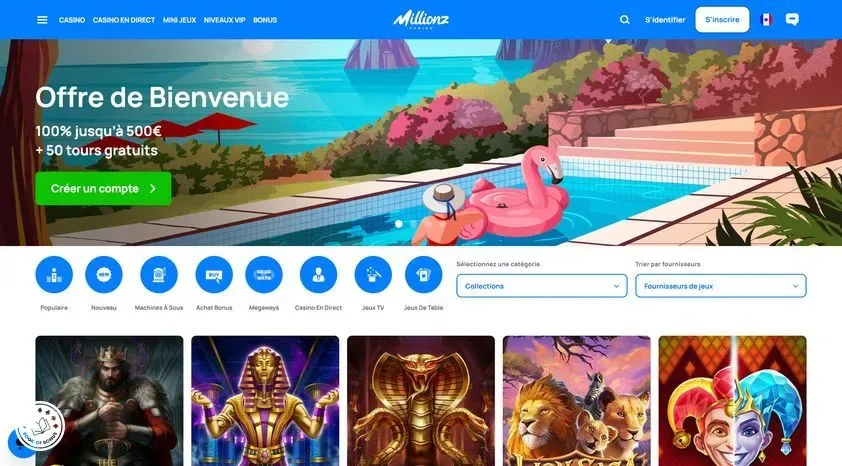 page d'accueil
