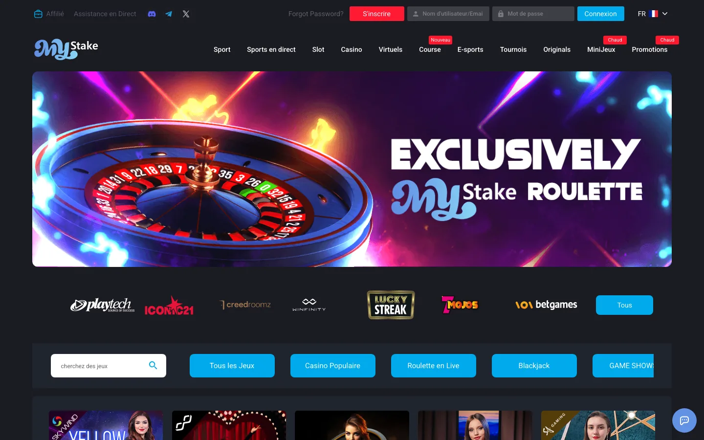 Casino en direct : roulette et blackjack avec croupier réel