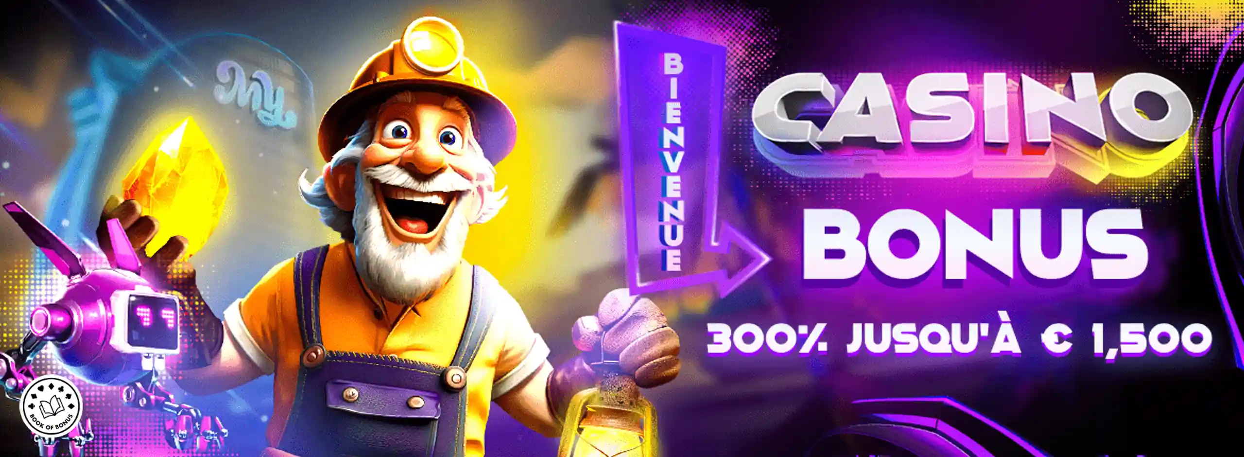 Bannière Mystake casino bonus free spins
