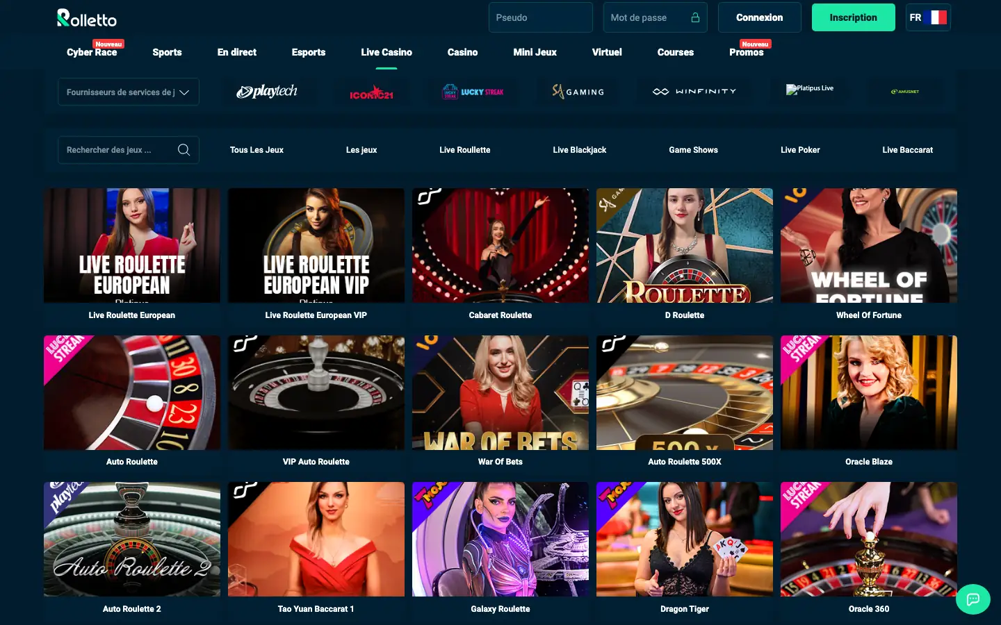 Casino en direct