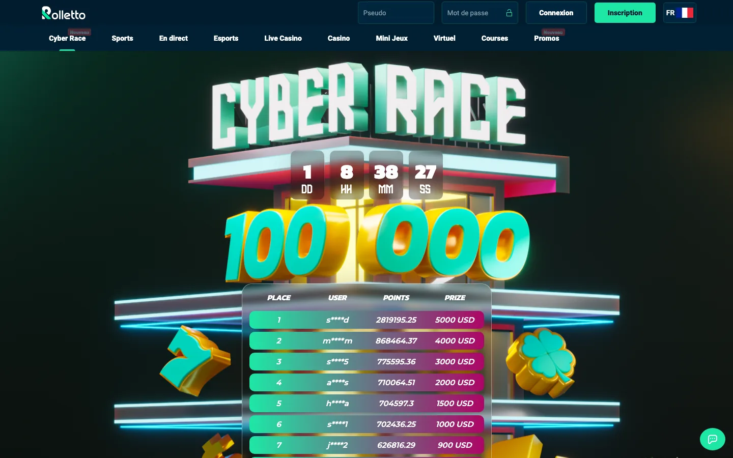 Tournoi Cyber Race
