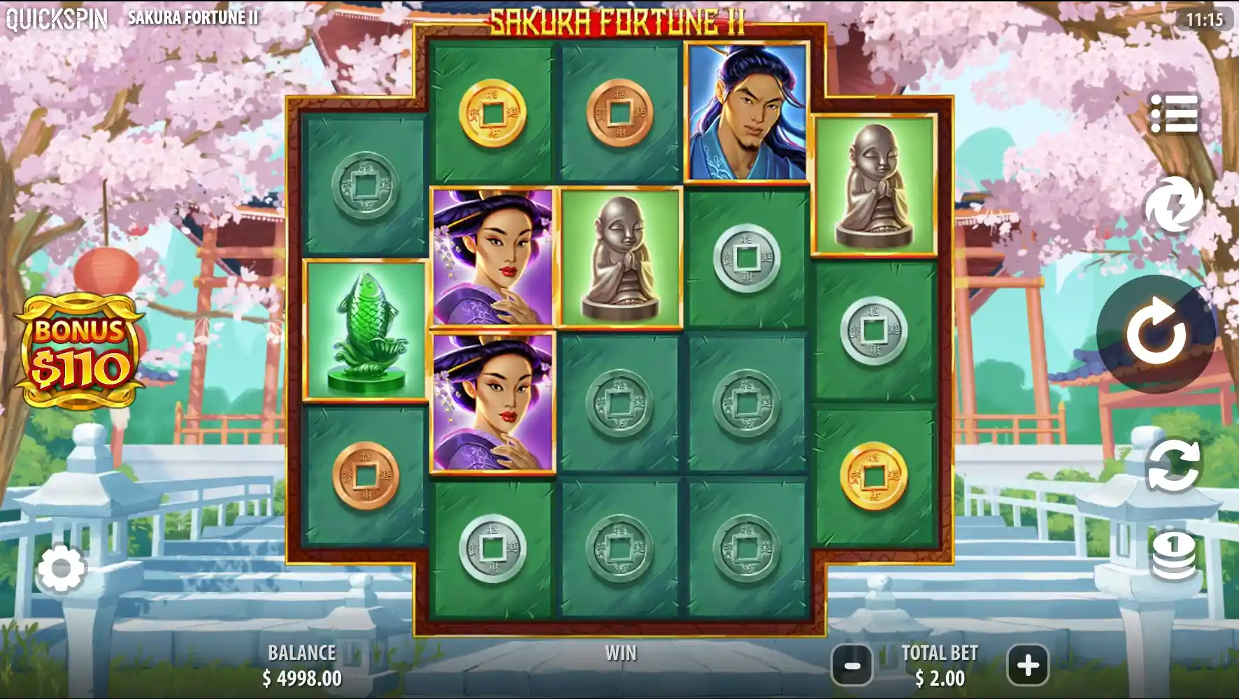 Sakura Fortune 2 machine à sous japonaise