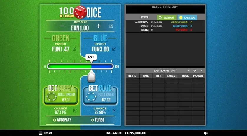 100 Bit Dice