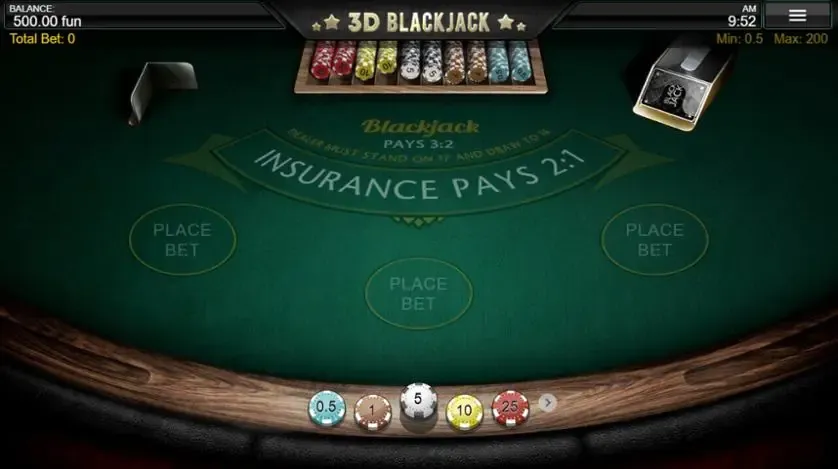 3D Blackjack