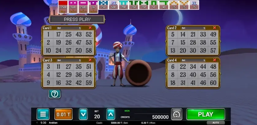 Arabian Bingo