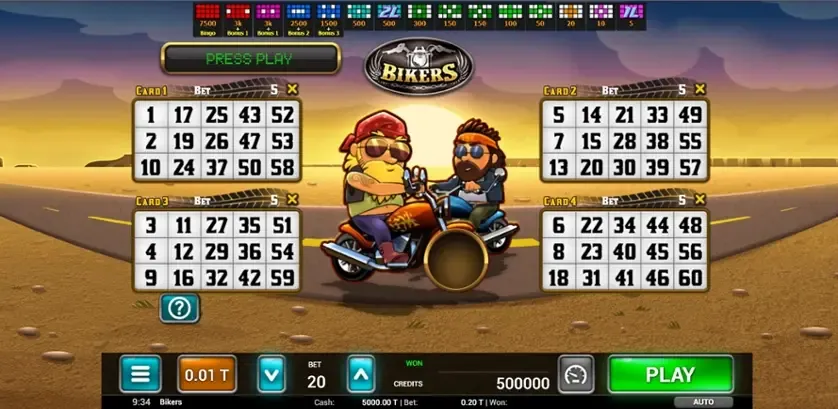 Bikers Bingo