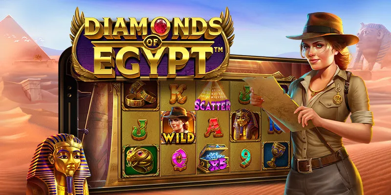 machine a sous Diamonds of Egypt