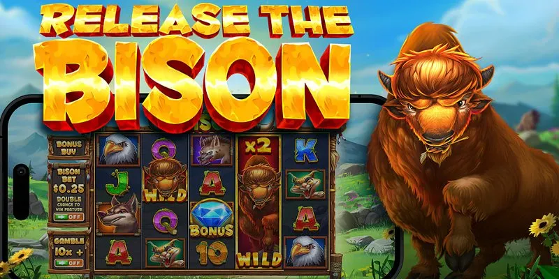 machine a sous Release the Bison