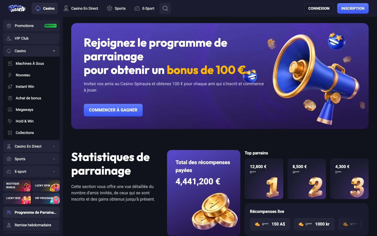 Programme de parrainage
