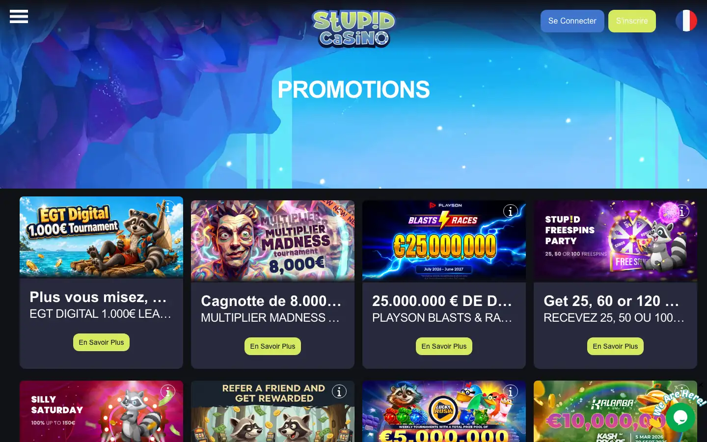 Les promotions en cours, dont Silly Saturday
