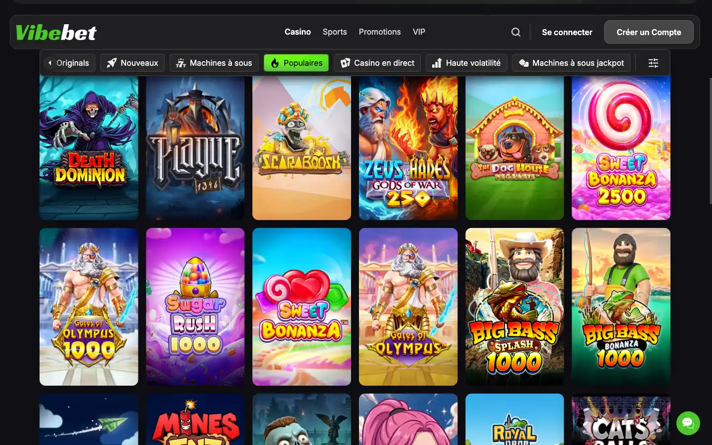 Jeux populaires