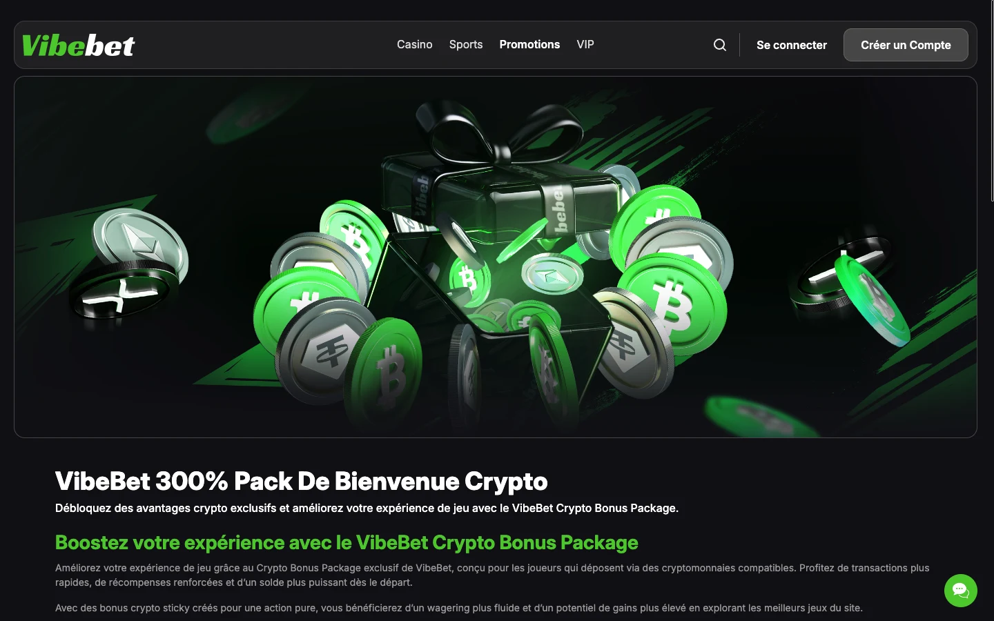 Pack de bienvenue crypto