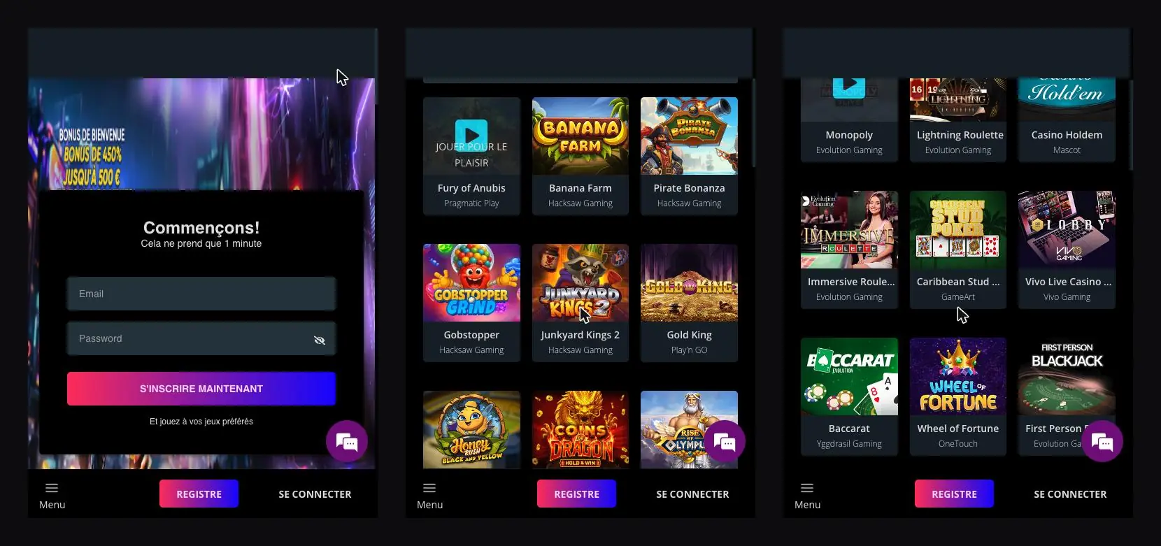 X7 Casino sur mobile : inscription, lobby des slots et casino en direct